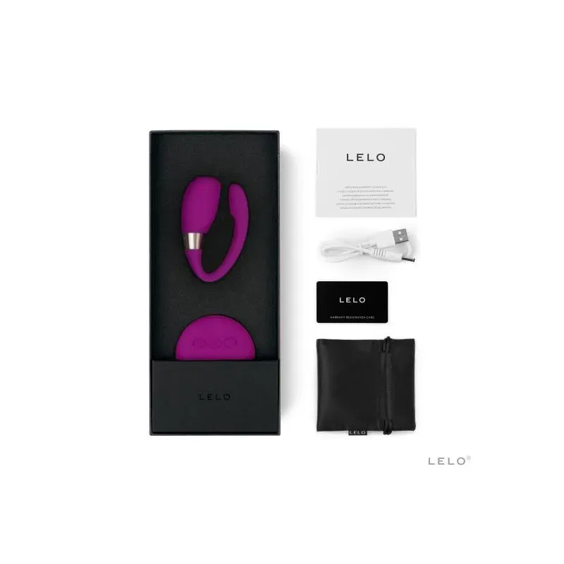 LELO TIANI 3 Deep Rose pāru vibrators ar pulti