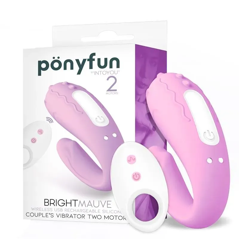 INTOYOU Brightmauve pāru vibrators ar pulti