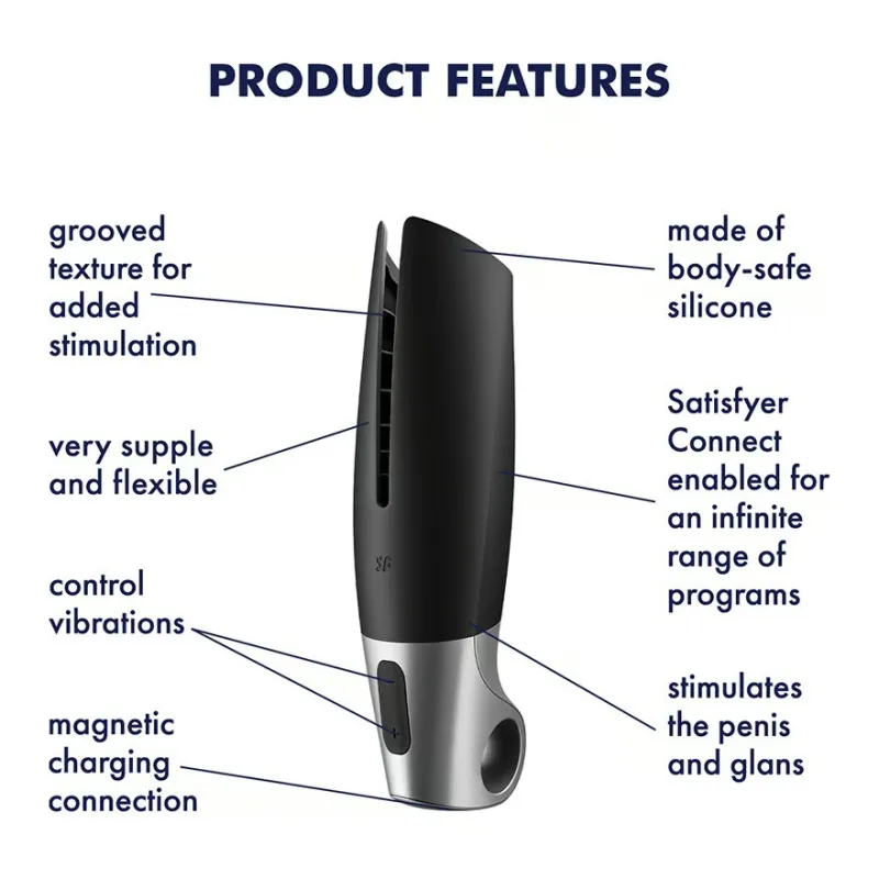 Satisfyer Power Masturbator Connect App | Noks.lv