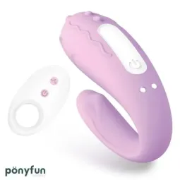 INTOYOU Brightmauve pāru vibrators ar pulti