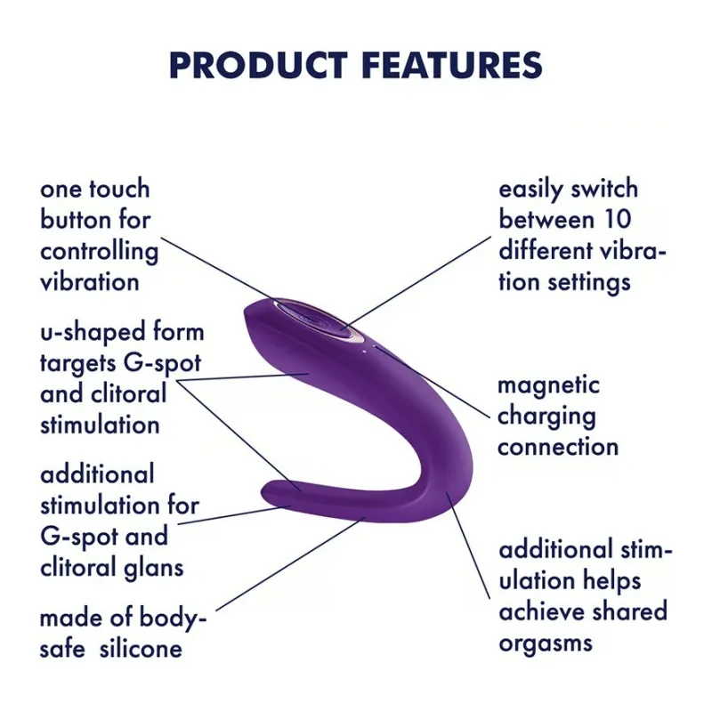 Satisfyer Double Classic – seksa rotaļlieta | Noks.lv