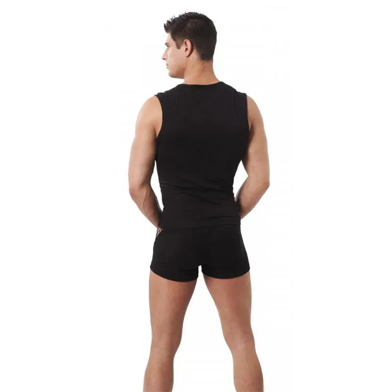 AMORABLE Shorts Fishnet Black шорты в сетку