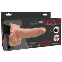Fetish Fantasy elastīgās siksnas ar dildo un vibrāciju