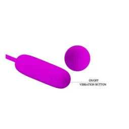 PRETTYLOVE Joyce vibrējošā oliņa, silikons, USB