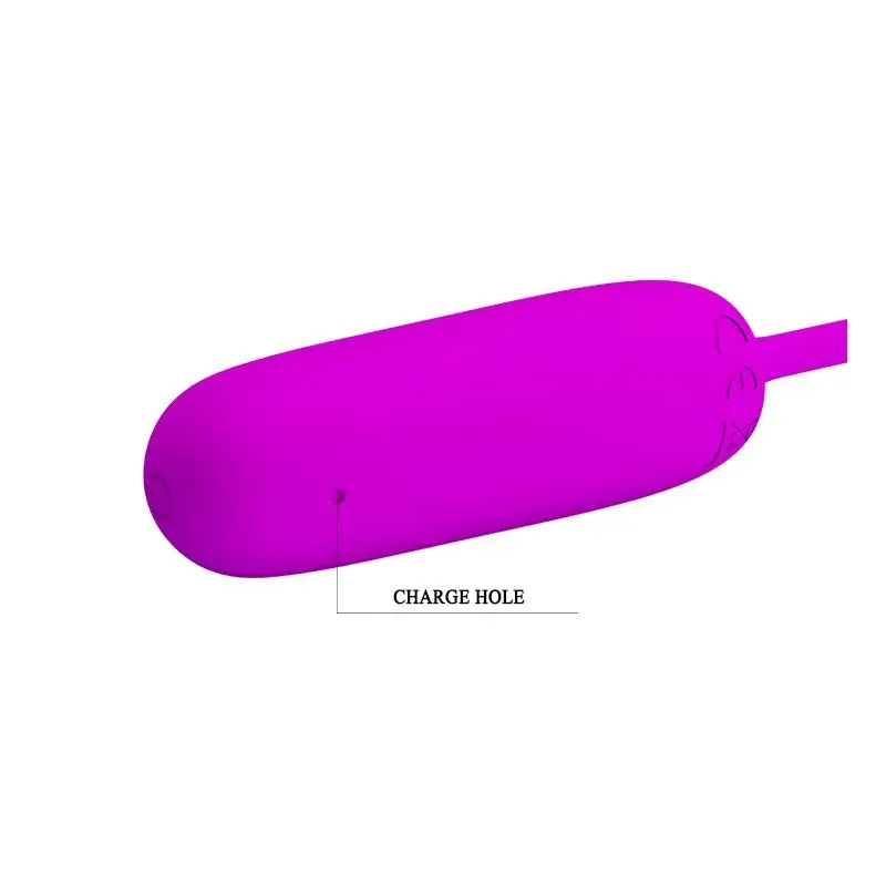 PRETTYLOVE Joyce vibrējošā oliņa, silikons, USB