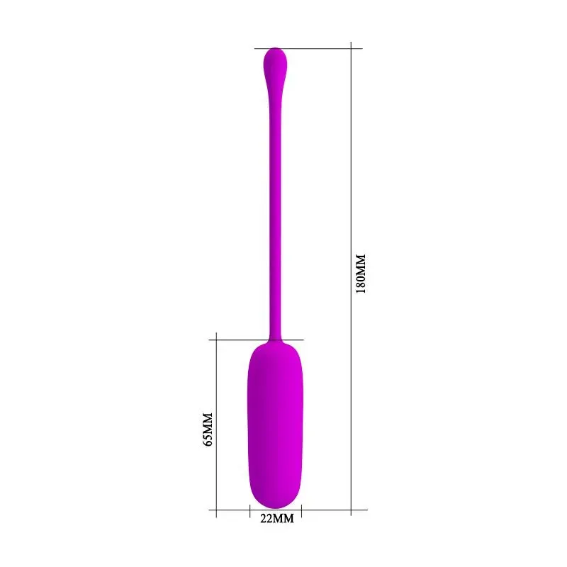 PRETTYLOVE Joyce vibrējošā oliņa, silikons, USB