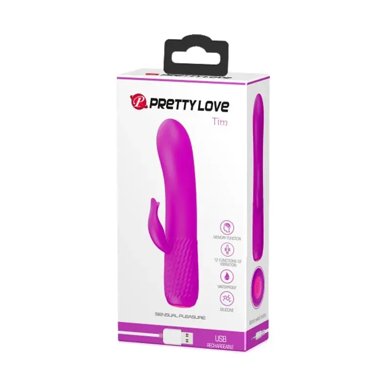 PRETTYLOVE Vibe Tim trušu vibrators, violets