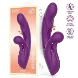 ENGILY ROSS Garlet vibrators ar pulsācijas lodīti