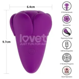 LOVETOY Flicker klitora stimulators, violets