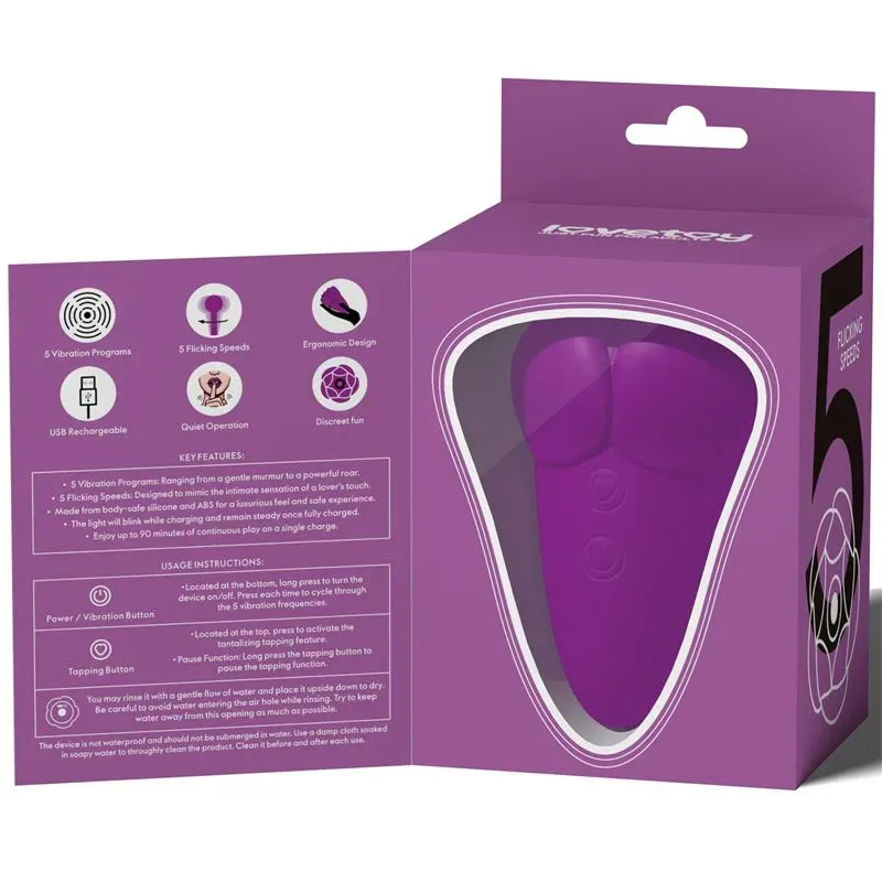 LOVETOY Flicker klitora stimulators, violets