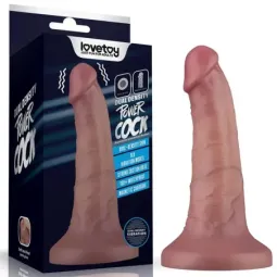 LOVETOY Dual Density vibrējošs dildo 16 cm