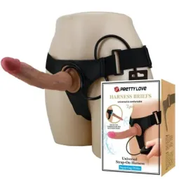 PRETTYLOVE Kyton siksnu dildo ar šļakstīšanu