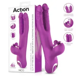 ACTION Nico vibrators ar klitora bumbiņu