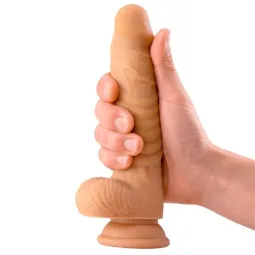 Deek reālistisks dildo ar sēkliniekiem, 19,3 cm | Noks.lv