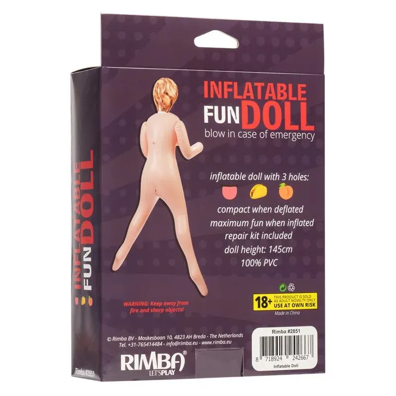 INFLATABLE FUN Fill Me Up piepūšamā lelle 145 cm