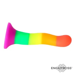 Dildo varavīksnes krāsās, 18 cm | Noks.lv