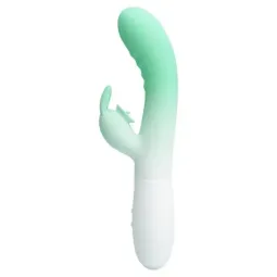 PRETTYLOVE Cerberus truša vibrators ar mēlīti