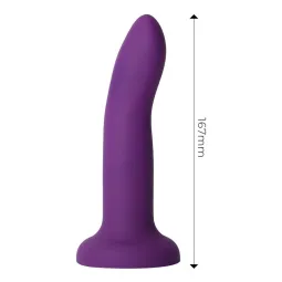 Krāsu mainošs dildo, no violeta uz rozā, 17 cm | Noks.lv