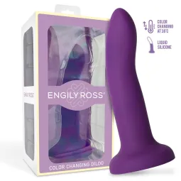 Krāsu mainošs dildo, no violeta uz rozā, 17 cm | Noks.lv
