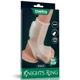 LOVETOY Knights peņa uzmava ar vibrāciju